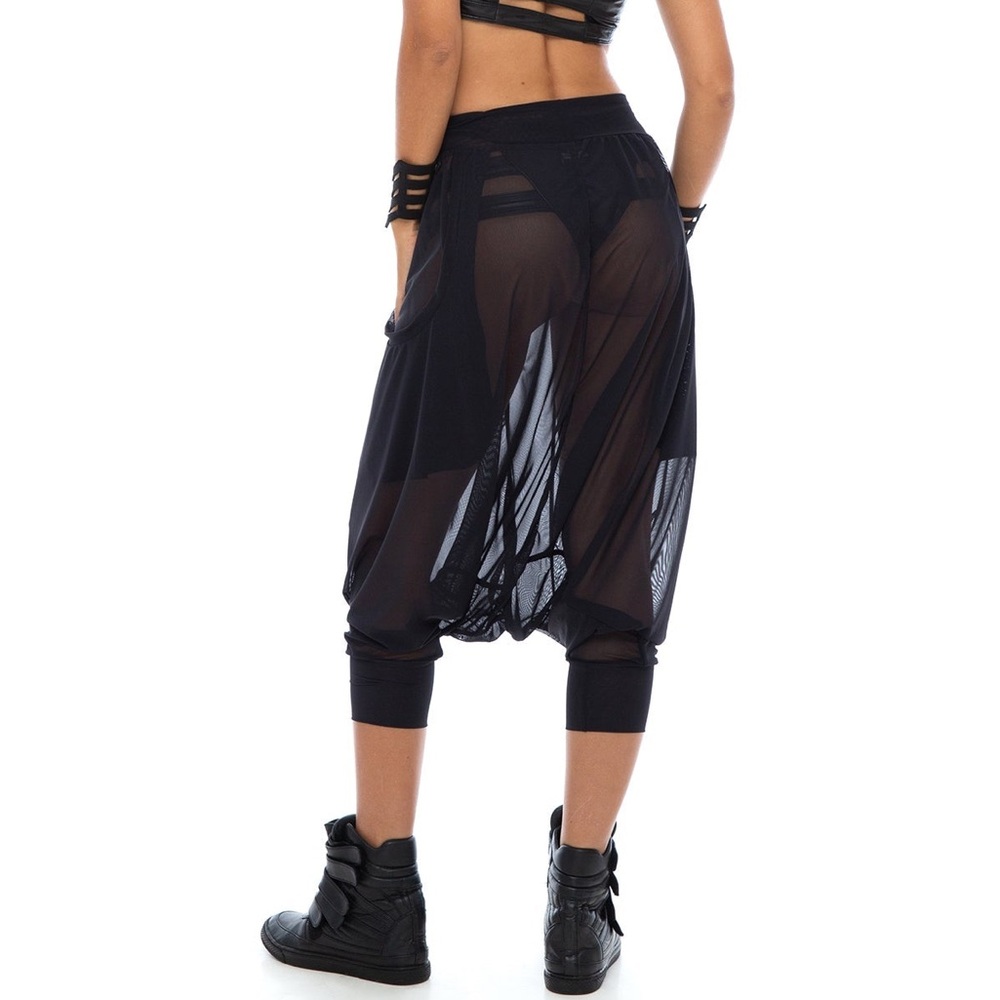 Five and diamond Black morgen harem drop pants - Picture 6 of 8